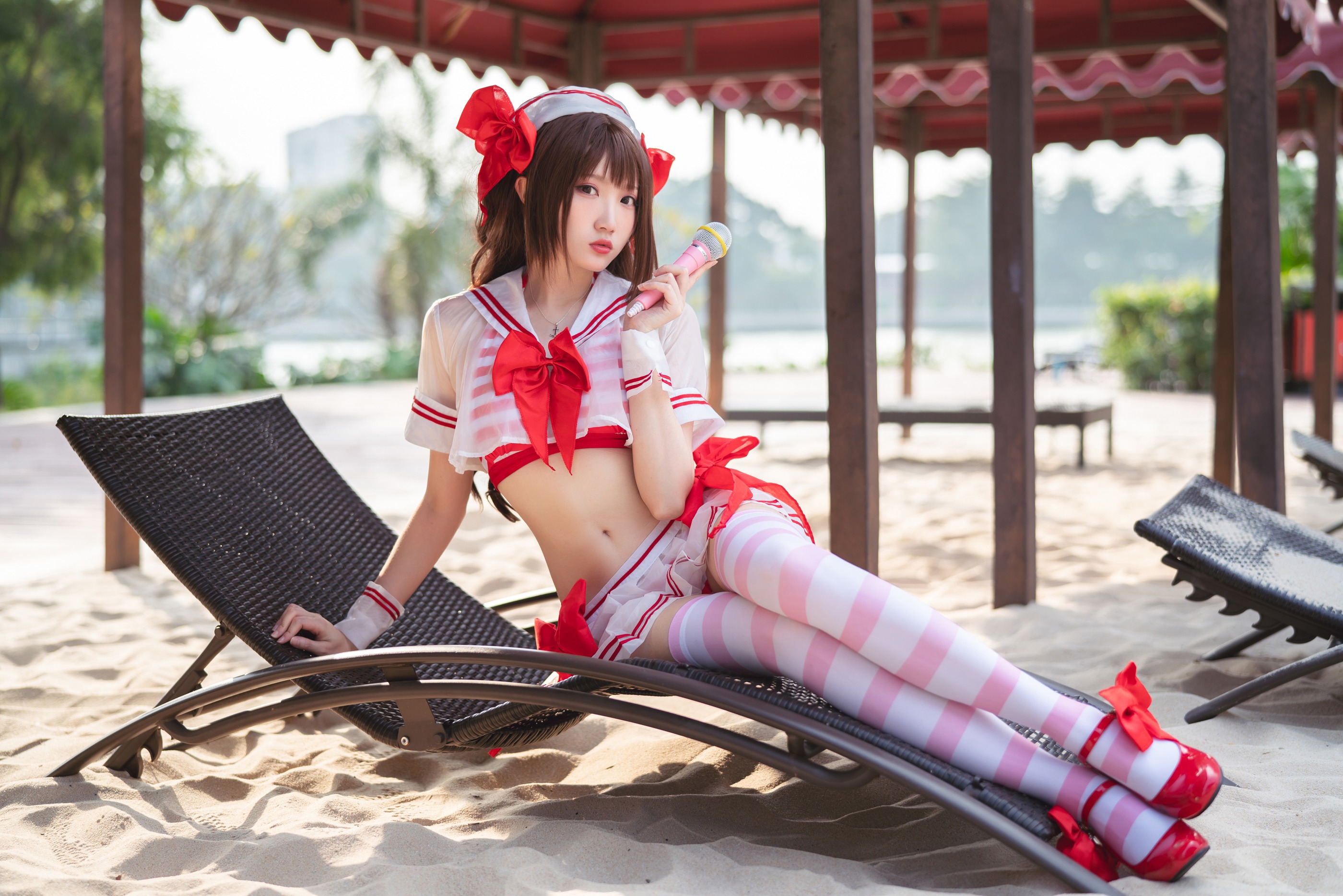 图片[1]-瓜希酱 – NO.007 岛村卯月 泳衣 [30P]-XikXak